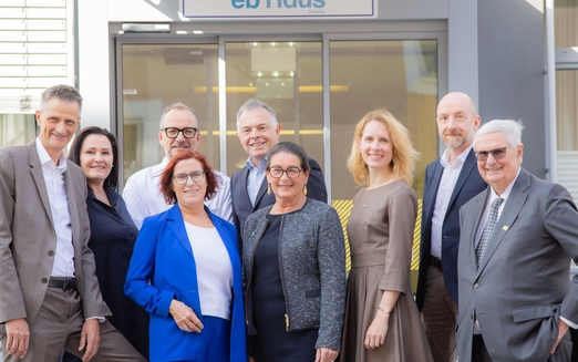 Die Geschäftsführer des EB Research Institute gemeinsam mit den Kooperationspartnern